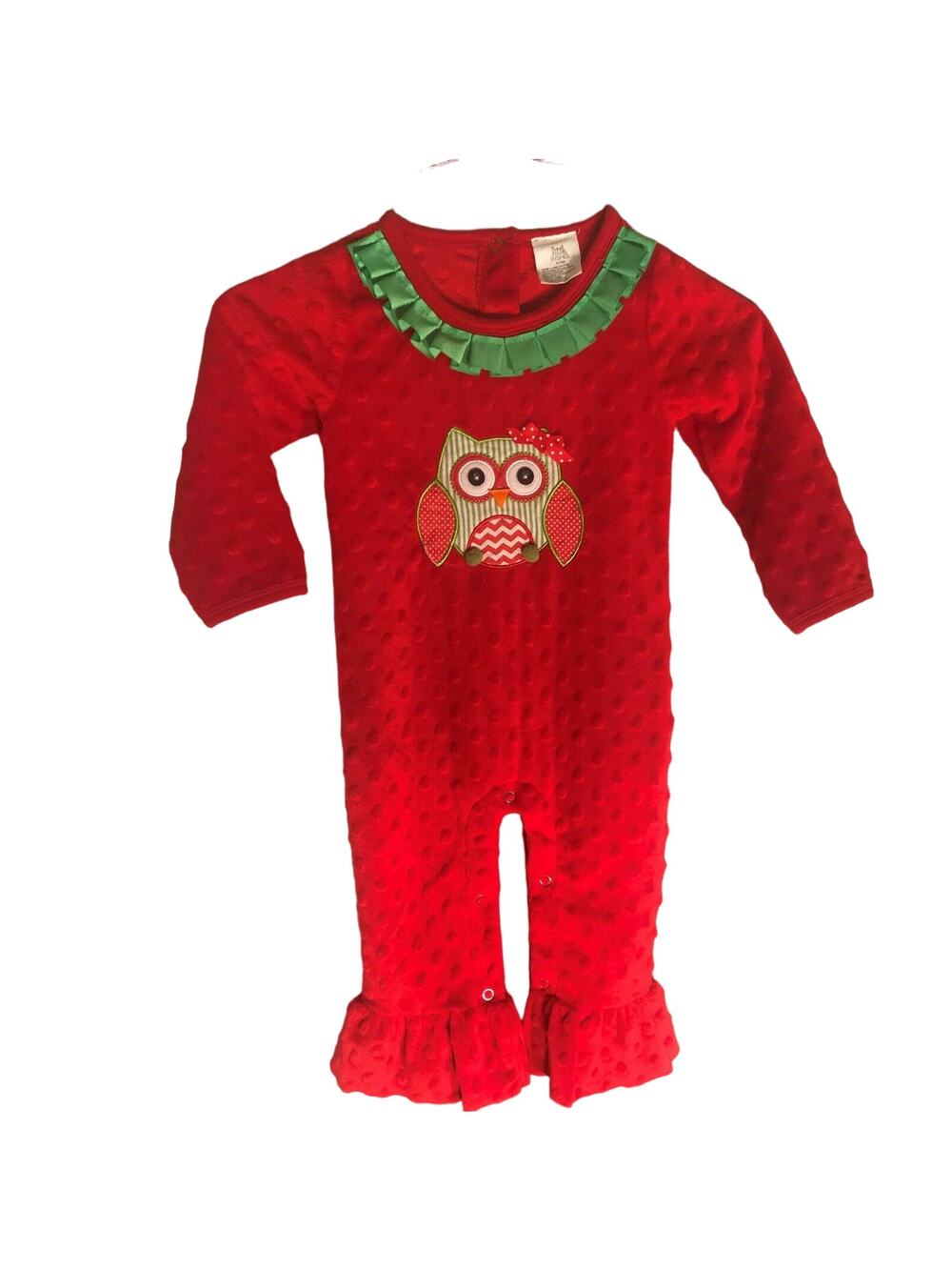 free with $25 bundle One Piece Girl 9-12 mts Red owl Hobby Lobby